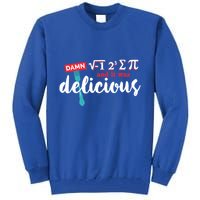 I Ate Some Pie And It Was Delicious Math Ate Sum Pi Day Gift Tall Sweatshirt