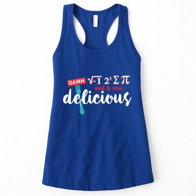 I Ate Some Pie And It Was Delicious Math Ate Sum Pi Day Gift Womens Tank Top