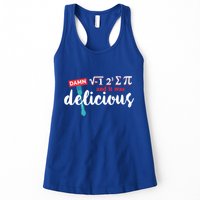 I Ate Some Pie And It Was Delicious Math Ate Sum Pi Day Gift Womens Tank Top
