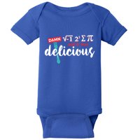 I Ate Some Pie And It Was Delicious Math Ate Sum Pi Day Gift Baby Bodysuit