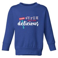 I Ate Some Pie And It Was Delicious Math Ate Sum Pi Day Gift Toddler Sweatshirt