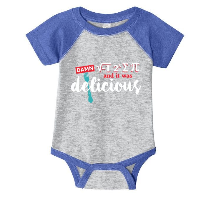 I Ate Some Pie And It Was Delicious Math Ate Sum Pi Day Gift Infant Baby Jersey Bodysuit