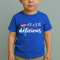 I Ate Some Pie And It Was Delicious Math Ate Sum Pi Day Gift Toddler T-Shirt