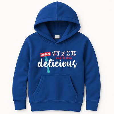 I Ate Some Pie And It Was Delicious Math Ate Sum Pi Day Gift Kids Hoodie