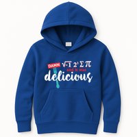 I Ate Some Pie And It Was Delicious Math Ate Sum Pi Day Gift Kids Hoodie