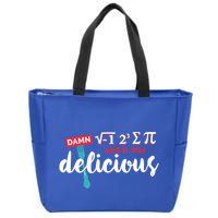 I Ate Some Pie And It Was Delicious Math Ate Sum Pi Day Gift Zip Tote Bag