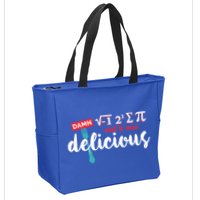 I Ate Some Pie And It Was Delicious Math Ate Sum Pi Day Gift Zip Tote Bag