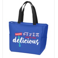 I Ate Some Pie And It Was Delicious Math Ate Sum Pi Day Gift Zip Tote Bag