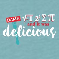 I Ate Some Pie And It Was Delicious Math Ate Sum Pi Day Gift Sueded Cloud Jersey T-Shirt