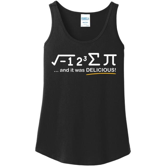 I Ate Some Pi Funny Pi Day & Math Lover Gift Ladies Essential Tank