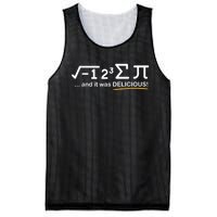 I Ate Some Pi Funny Pi Day & Math Lover Gift Mesh Reversible Basketball Jersey Tank