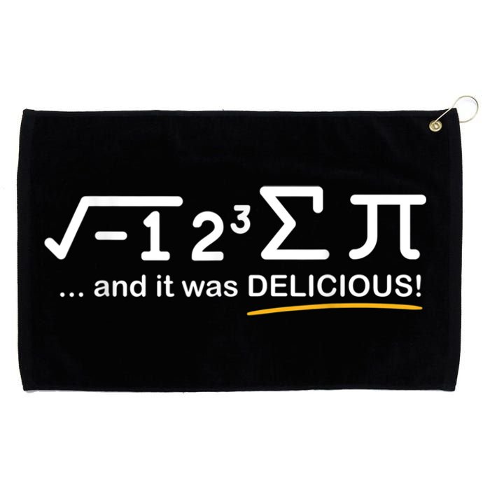 I Ate Some Pi Funny Pi Day & Math Lover Gift Grommeted Golf Towel