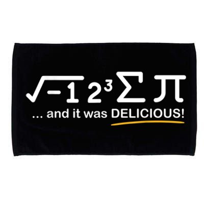 I Ate Some Pi Funny Pi Day & Math Lover Gift Microfiber Hand Towel