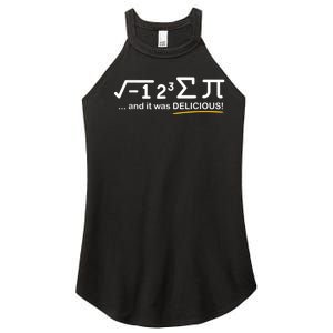 I Ate Some Pi Funny Pi Day & Math Lover Gift Women's Perfect Tri Rocker Tank