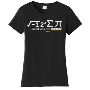 I Ate Some Pi Funny Pi Day & Math Lover Gift Women's T-Shirt