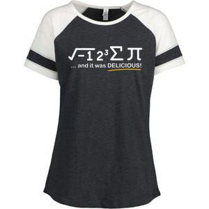 I Ate Some Pi Funny Pi Day & Math Lover Gift Enza Ladies Jersey Colorblock Tee