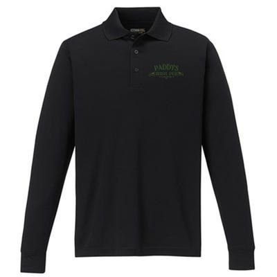 It's Always Sunny In Philadelphia Paddy's Irish Pub Gift Performance Long Sleeve Polo