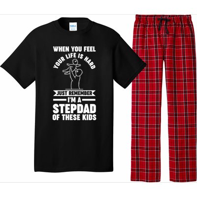 I'm A Stepdad Of These Stepdad Funny Gift Pajama Set