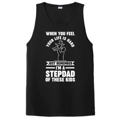 I'm A Stepdad Of These Stepdad Funny Gift PosiCharge Competitor Tank