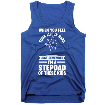 I'm A Stepdad Of These Stepdad Funny Gift Tank Top