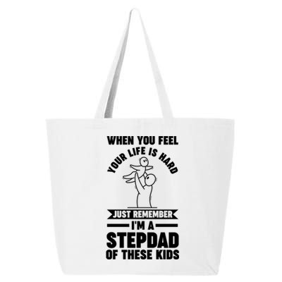 I'm A Stepdad Of These Stepdad Funny Gift 25L Jumbo Tote