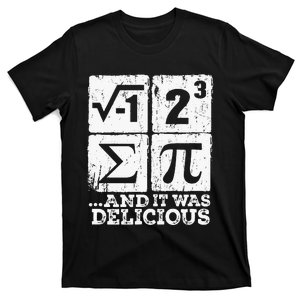 I Ate Some Pie And It Was Delicious Funny Math T-Shirt