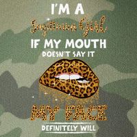 I'm A Sagittarius Leopard Printed Birthday Legacy Tie Dye Trucker Hat