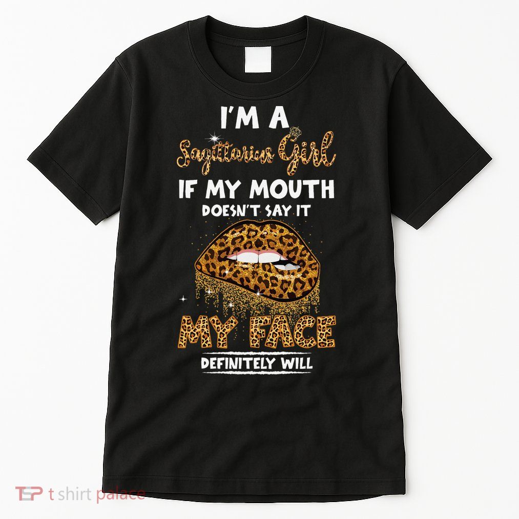 I'm A Sagittarius Leopard Printed Birthday Tall T-Shirt