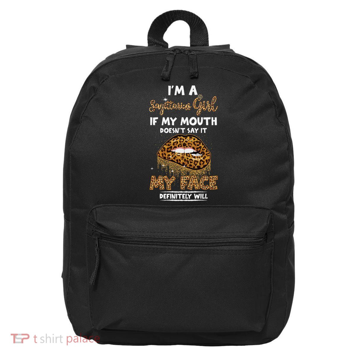 I'm A Sagittarius Leopard Printed Birthday 16 in Basic Backpack