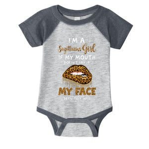 I'm A Sagittarius Leopard Printed Birthday Infant Baby Jersey Bodysuit