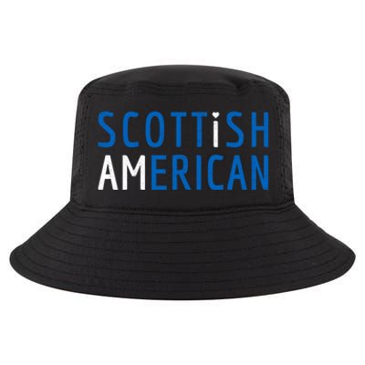 I Am Scottish American Funny Gift Scotland And America Pride Gift Cool Comfort Performance Bucket Hat