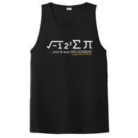 I Ate Some Pie And It Was Delicious Funny Math PosiCharge Competitor Tank