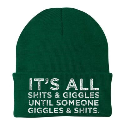 Its All Shits and Giggles Funny Adult Humor Friend Knit Cap Winter Beanie