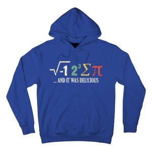 I Ate Some Pie And It Was Delicious Gift Math Ate Sum Pi Meaningful Gift Hoodie