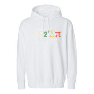 I Ate Some Pie And It Was Delicious Gift Math Ate Sum Pi Meaningful Gift Garment-Dyed Fleece Hoodie