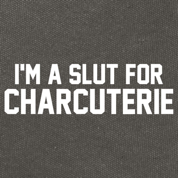 I’m A Slut For Charcuterie Cotton Canvas Backpack