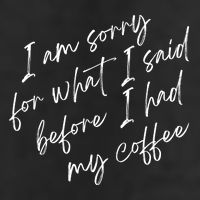 I Am Sorry For What I Said Before I Had My Coffee Funny Crop Fleece Hoodie