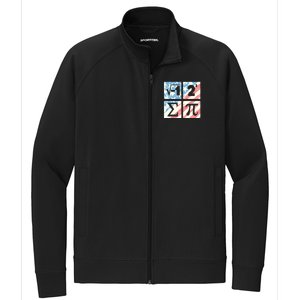 I Ate Some Pie I 8 Sum Pi Funny Pi Math Equation Algebra Gift Stretch Full-Zip Cadet Jacket