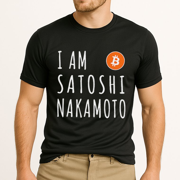 I Am Satoshi Nakamoto Fun Bitcoin Creator Meme Performance Shirt