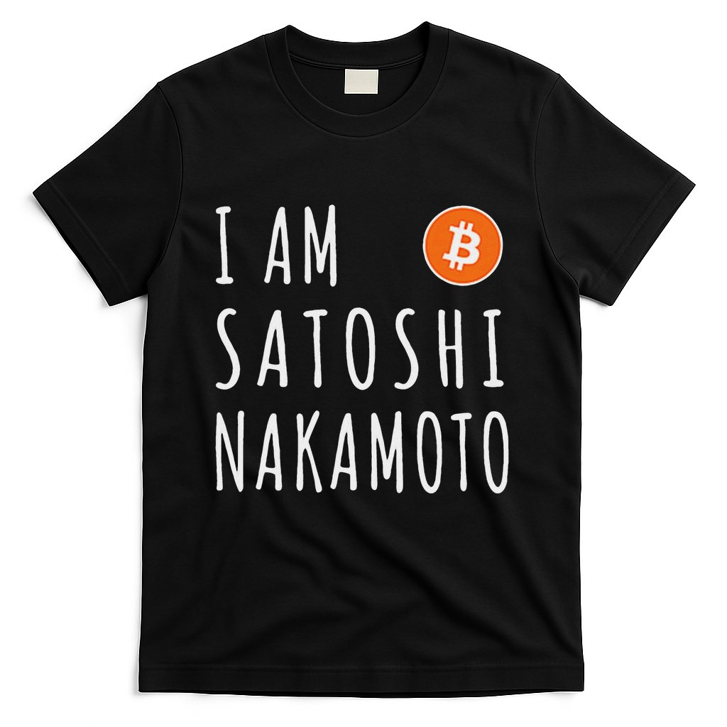 I Am Satoshi Nakamoto Fun Bitcoin Creator Meme T-Shirt