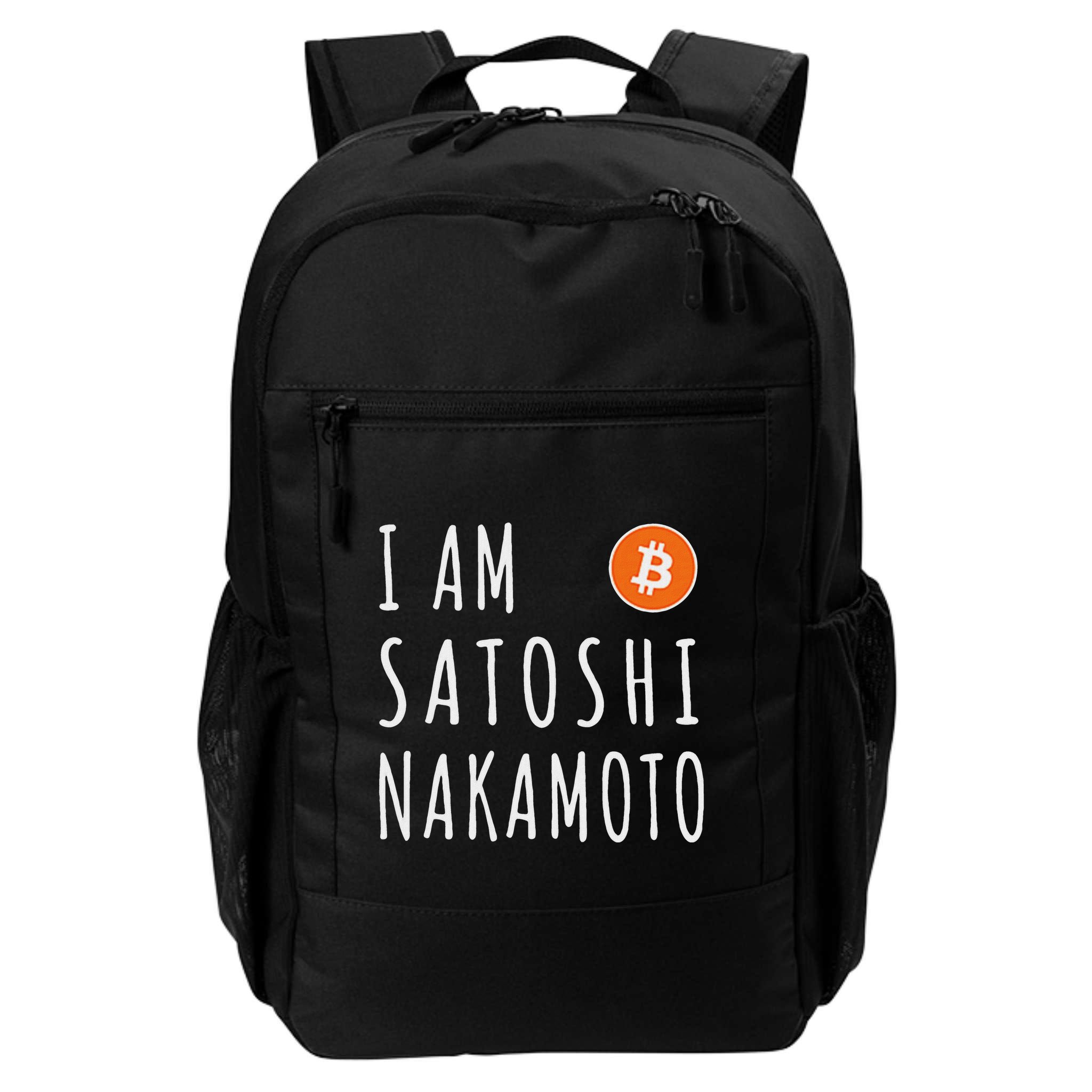 I Am Satoshi Nakamoto Fun Bitcoin Creator Meme Backpack