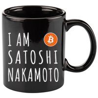 I Am Satoshi Nakamoto Fun Bitcoin Creator Meme 11oz C Handle Ceramic Mug