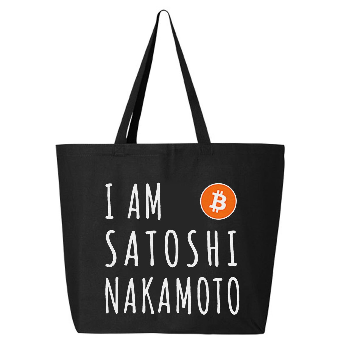 I Am Satoshi Nakamoto Fun Bitcoin Creator Meme 25L Jumbo Tote