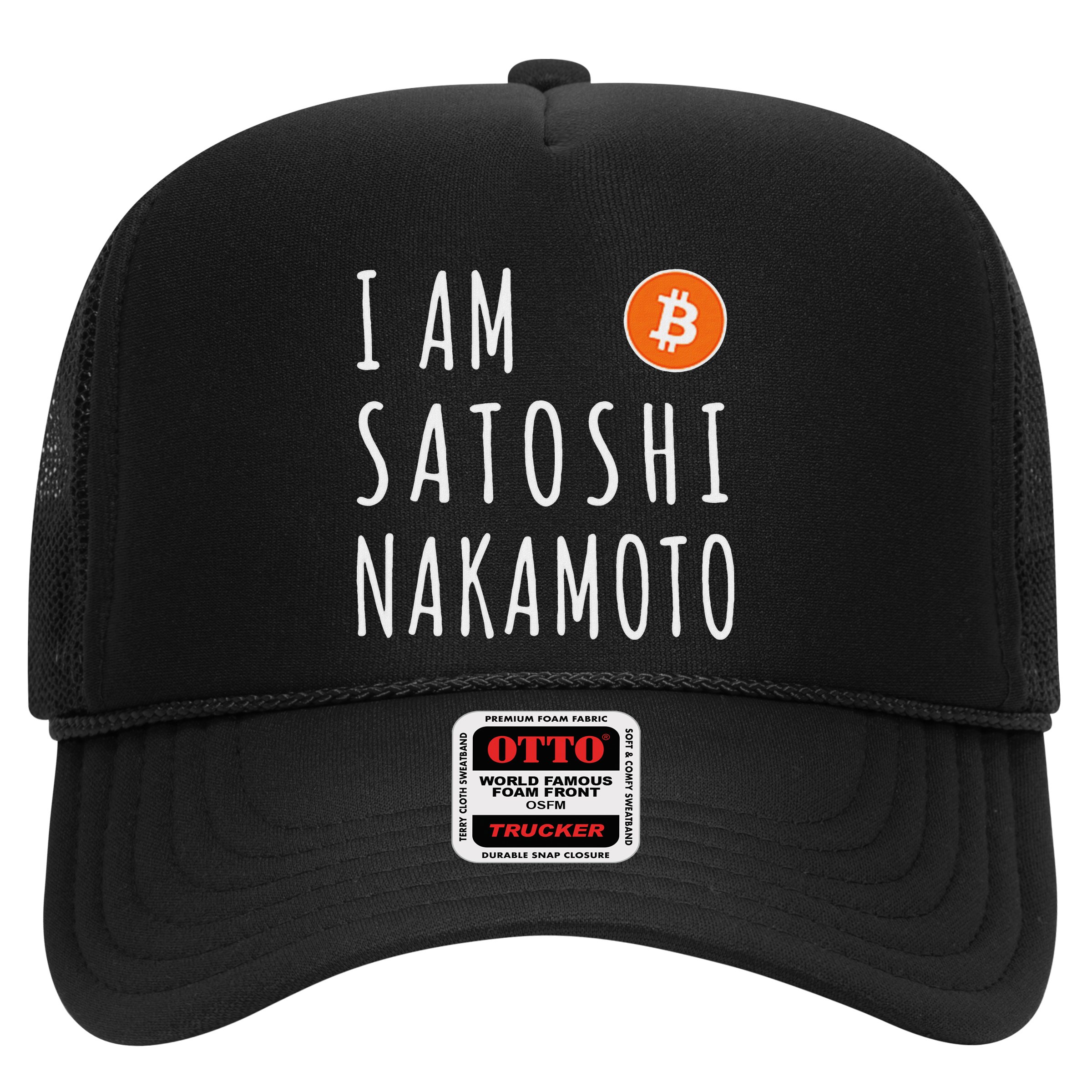 I Am Satoshi Nakamoto Fun Bitcoin Creator Meme Hat