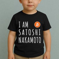 I Am Satoshi Nakamoto Fun Bitcoin Creator Meme Toddler T-Shirt