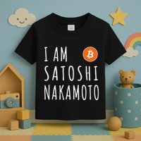 I Am Satoshi Nakamoto Fun Bitcoin Creator Meme Toddler T-Shirt