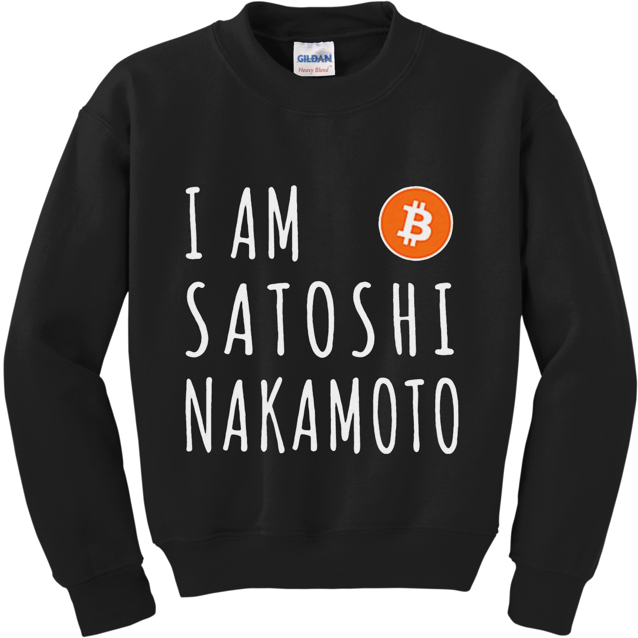 I Am Satoshi Nakamoto Fun Bitcoin Creator Meme Kids Sweatshirt