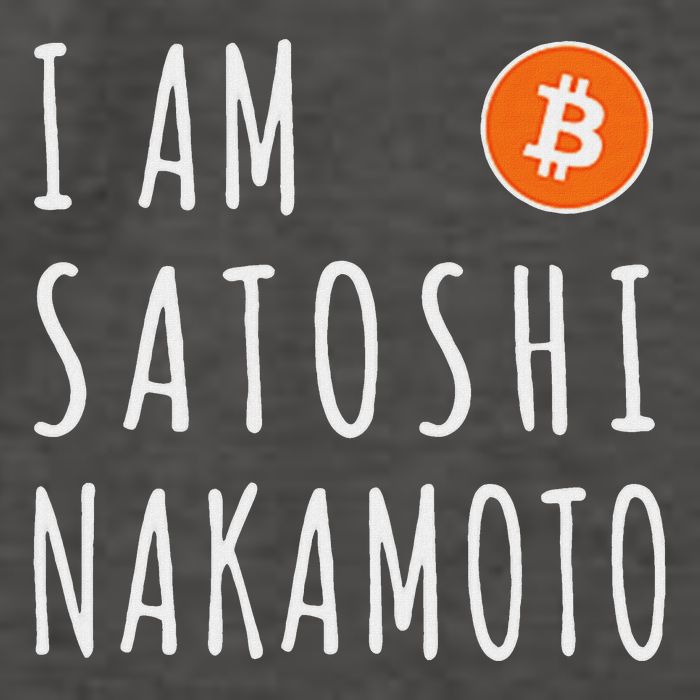 I Am Satoshi Nakamoto Fun Bitcoin Creator Meme Vector Backpack