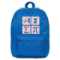 I Ate Some Pie I 8 Sum Pi Funny Pi Math Equation Algebra Gift 16 in Basic Backpack