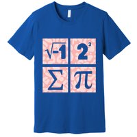 I Ate Some Pie I 8 Sum Pi Funny Pi Math Equation Algebra Gift Premium T-Shirt